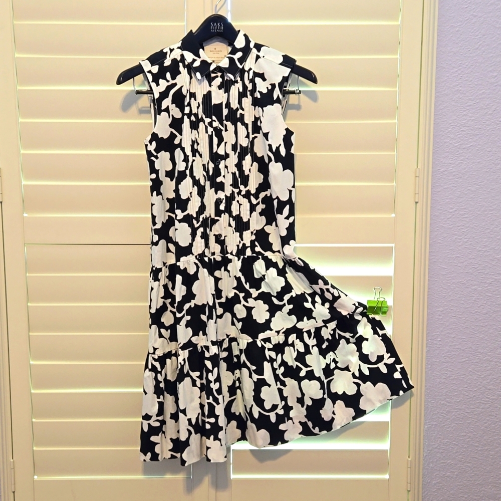 Kate Spade printed woven dress size4